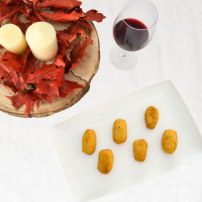 CROQUETAS DE BACALAO SALSA...