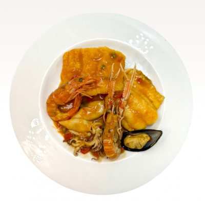 ZARZUELA DE PESCADO Y MARISCO
